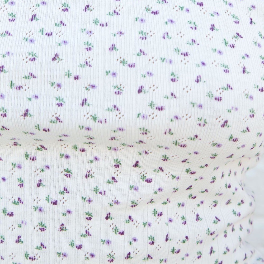 ISO Skylar purple floral but with bow in the middle